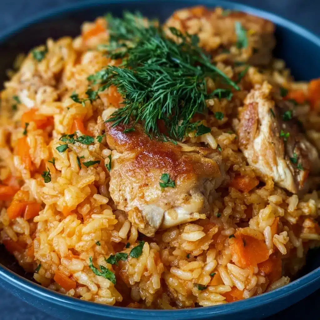 Ukrainian Chicken Plov (Rice Pilaf) Recipe