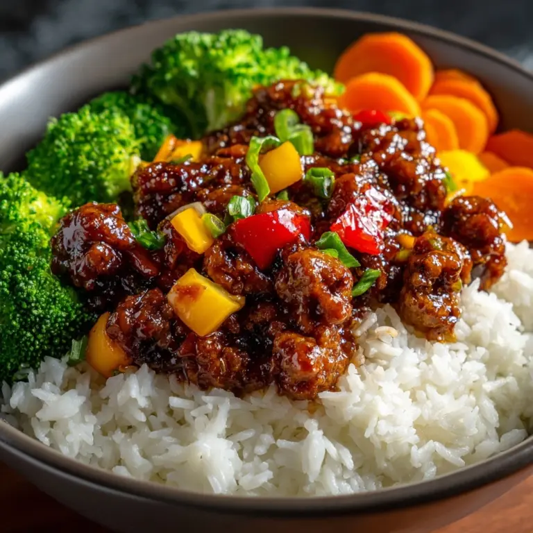 Ground Kung Pao Chicken (1 Pan!) Recipe