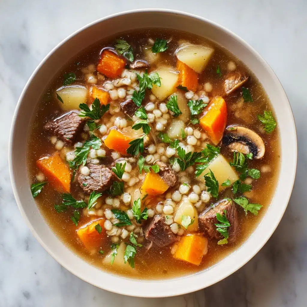 Beef Barley Soup Recipe - Recipe Image
