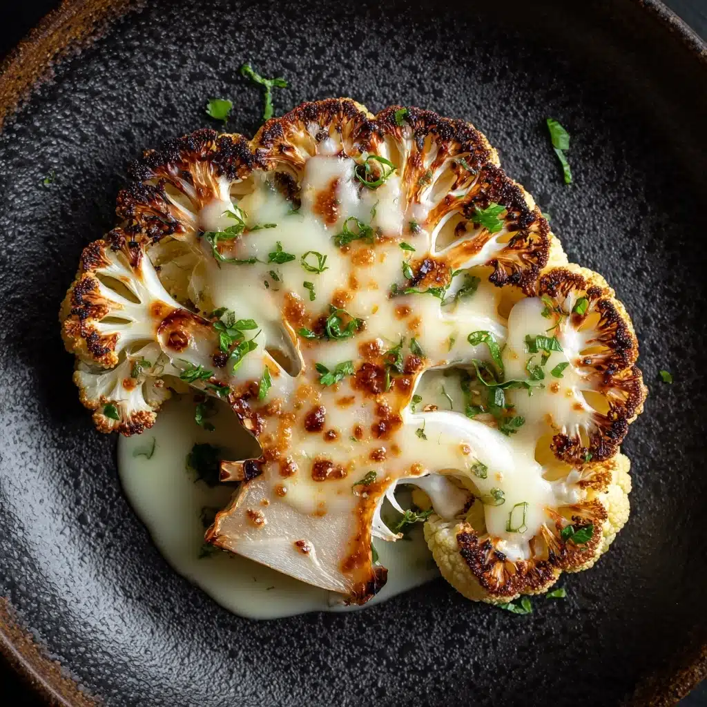 Cheesy Cauliflower Steaks Recipe - Recipe Image