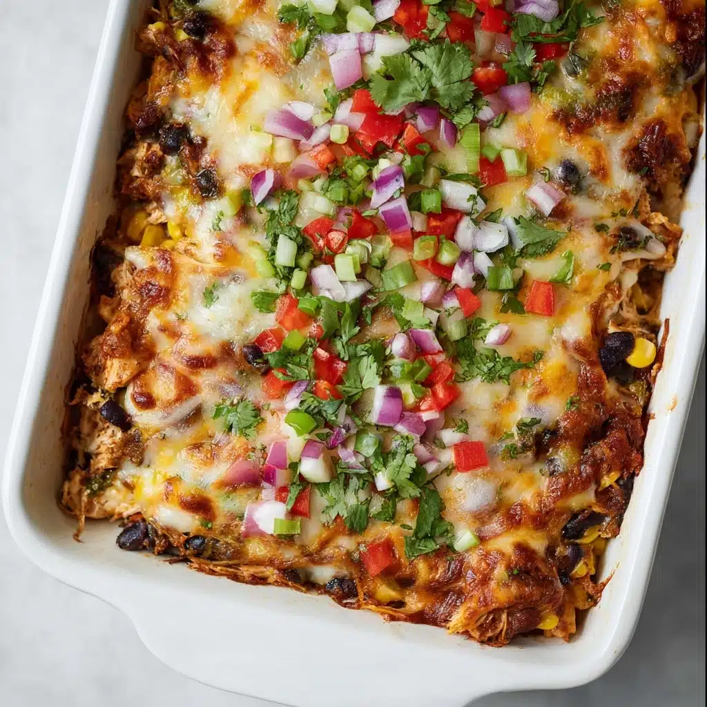 Chicken Burrito Casserole Recipe - Recipe Image