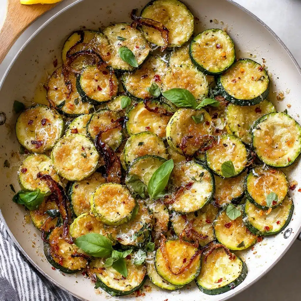 Pan-Fried Zucchini with Parmesan Recipe - Recipe Image