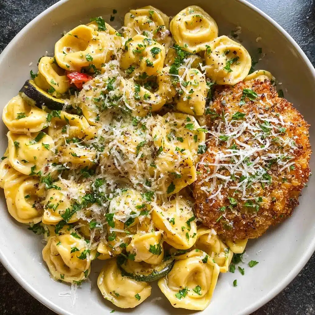 Garlic Parmesan Chicken Tortellini Recipe - Recipe Image