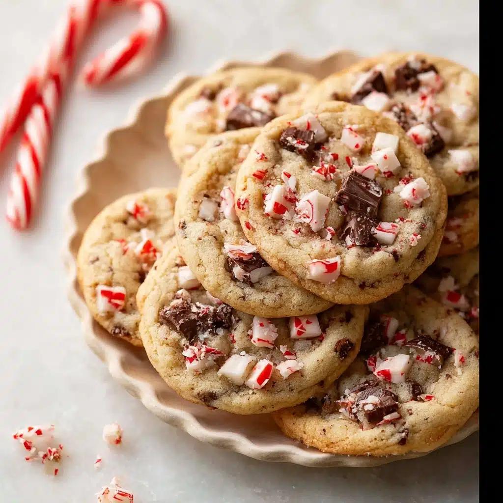 Peppermint Chocolate Chip Cookies Recipe - Recipe Image