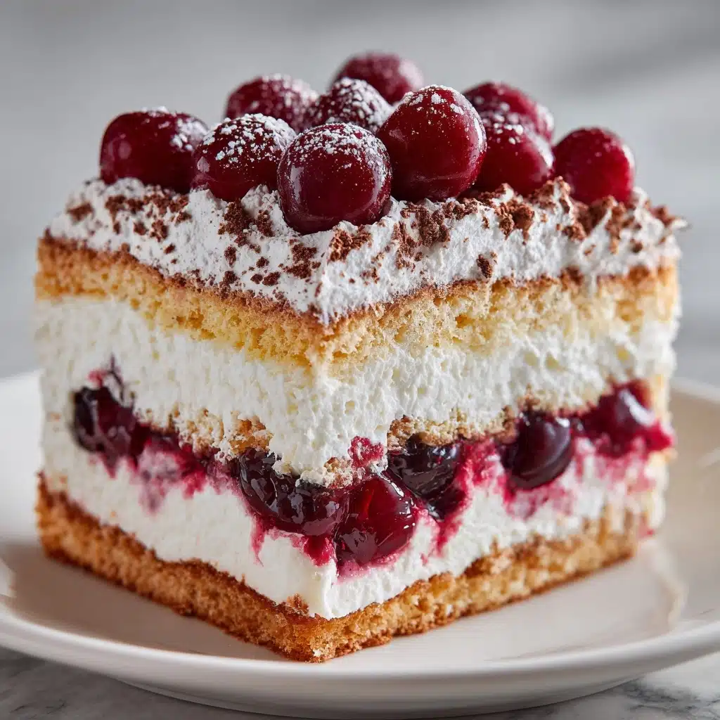 Cherry Amaretto Tiramisu Recipe : A Fruity Twist Recipe - Recipe Image
