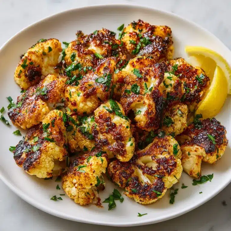Crispy Roasted Cauliflower Recipe
