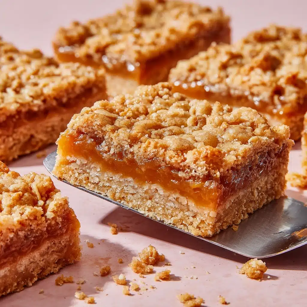 Amish Oatmeal Rhubarb Bars (with crumb topping) Recipe - Recipe Image