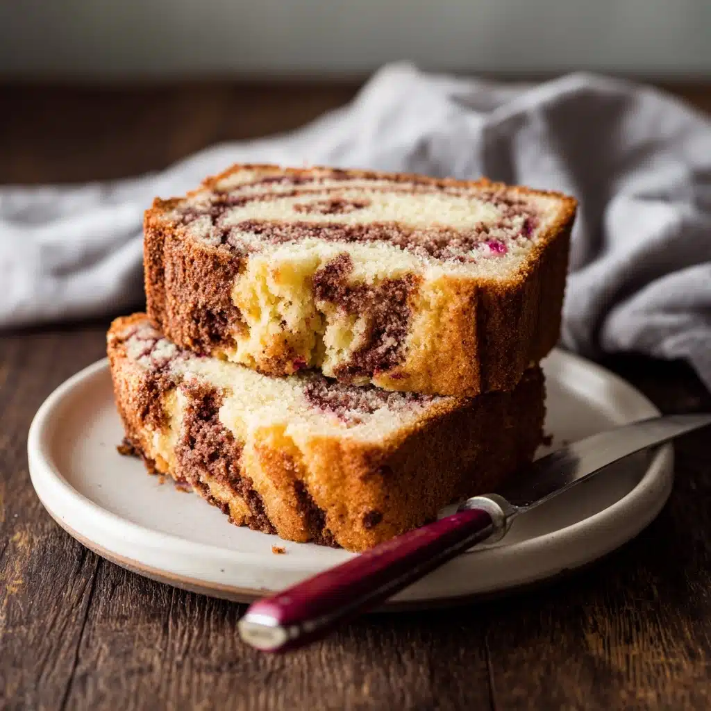 Cinnamon Swirl Rhubarb Bread Recipe - Recipe Image