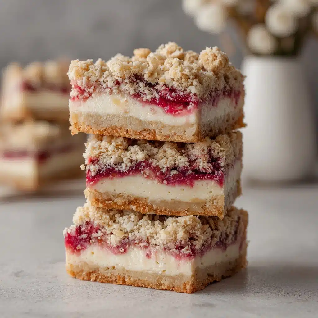 Rhubarb Cream Cheese Bars Recipe - Recipe Image