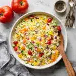 Rainbow Orzo Salad Recipe
