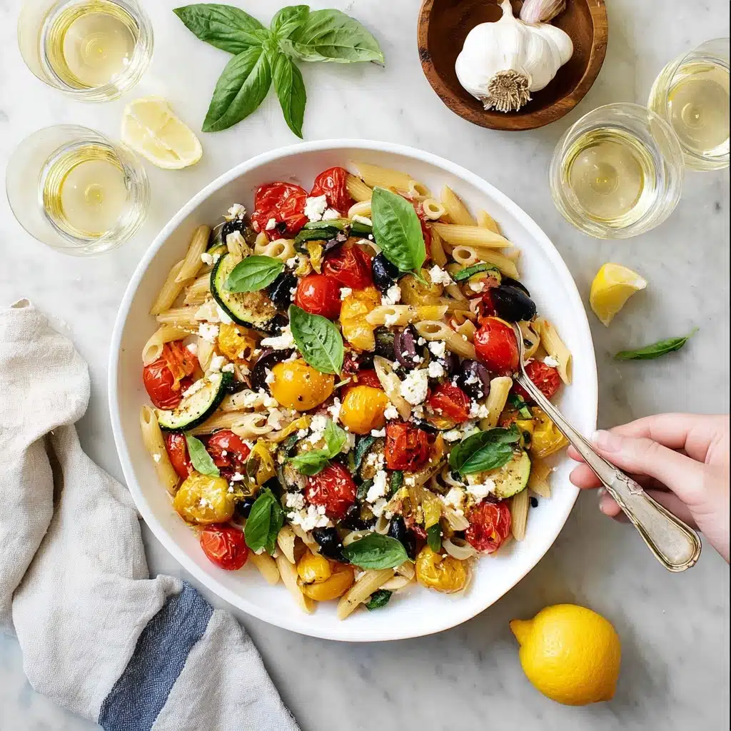 Roasted Vegetable Pasta Recipe - Recipe Image