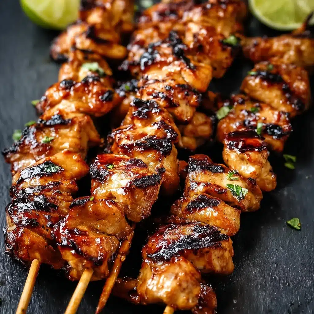 Grilled Thai Coconut Chicken Skewers Recipe - Recipe Image