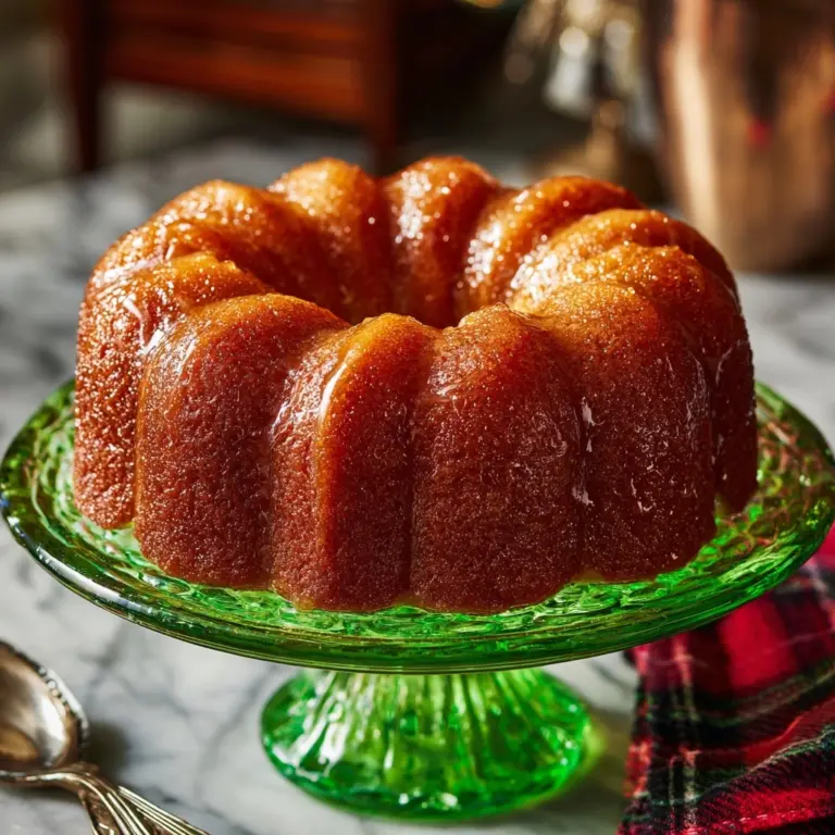Pecan Zucchini Bundt Cake Recipe