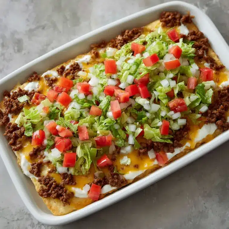 Taco Pizza Appetizer: A Delightful Fusion of Flavors Recipe