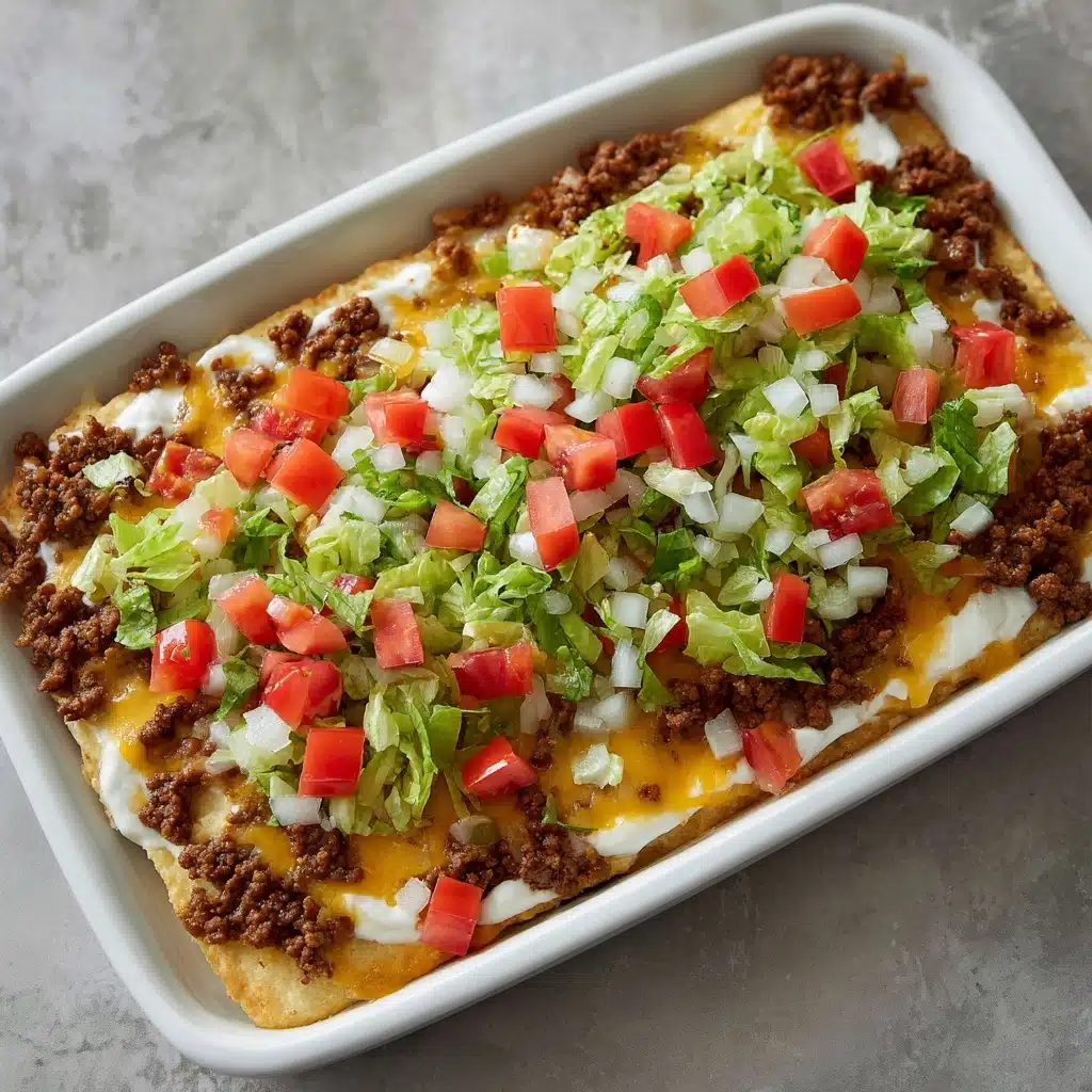 Taco Pizza Appetizer: A Delightful Fusion of Flavors Recipe