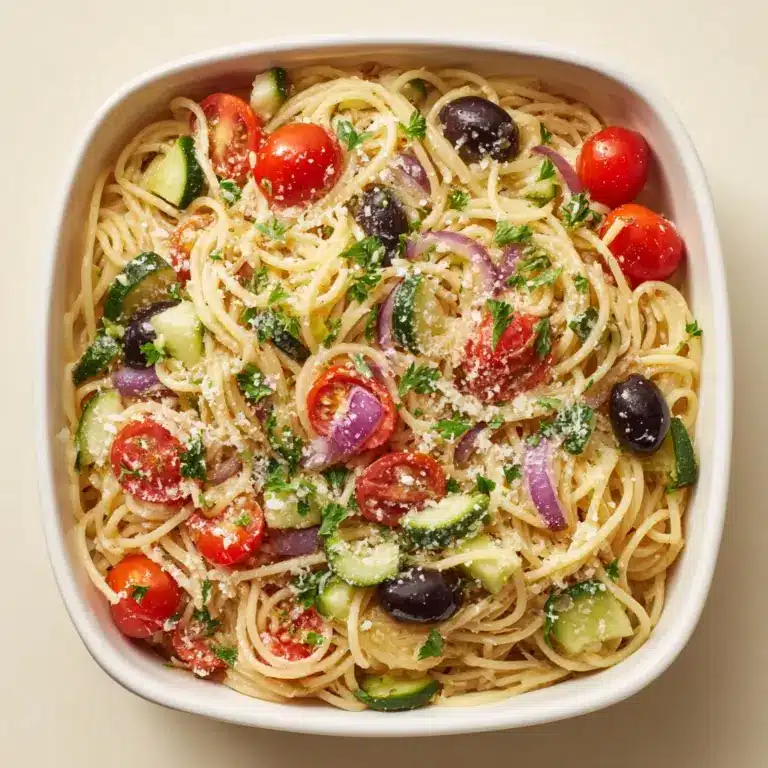 Quick Spaghetti Salad With Italian Dressing Recipe