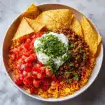 Taco Rice Bowl with Doritos Recipe