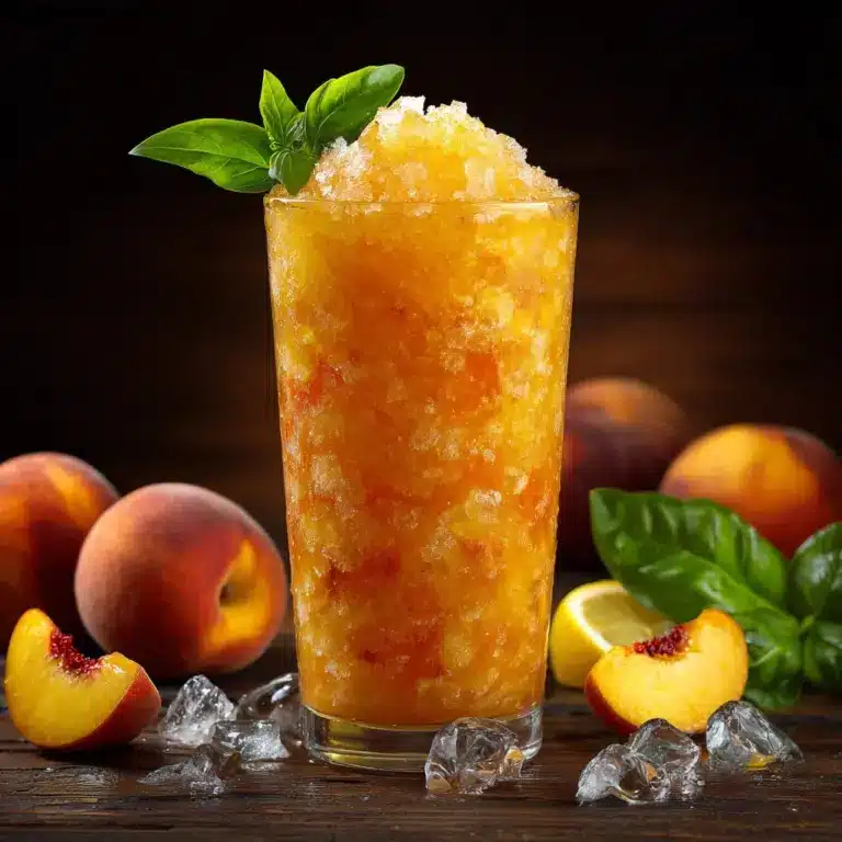 Frozen Peach Lemonade Recipe – The Ultimate Summer Slushie Recipe