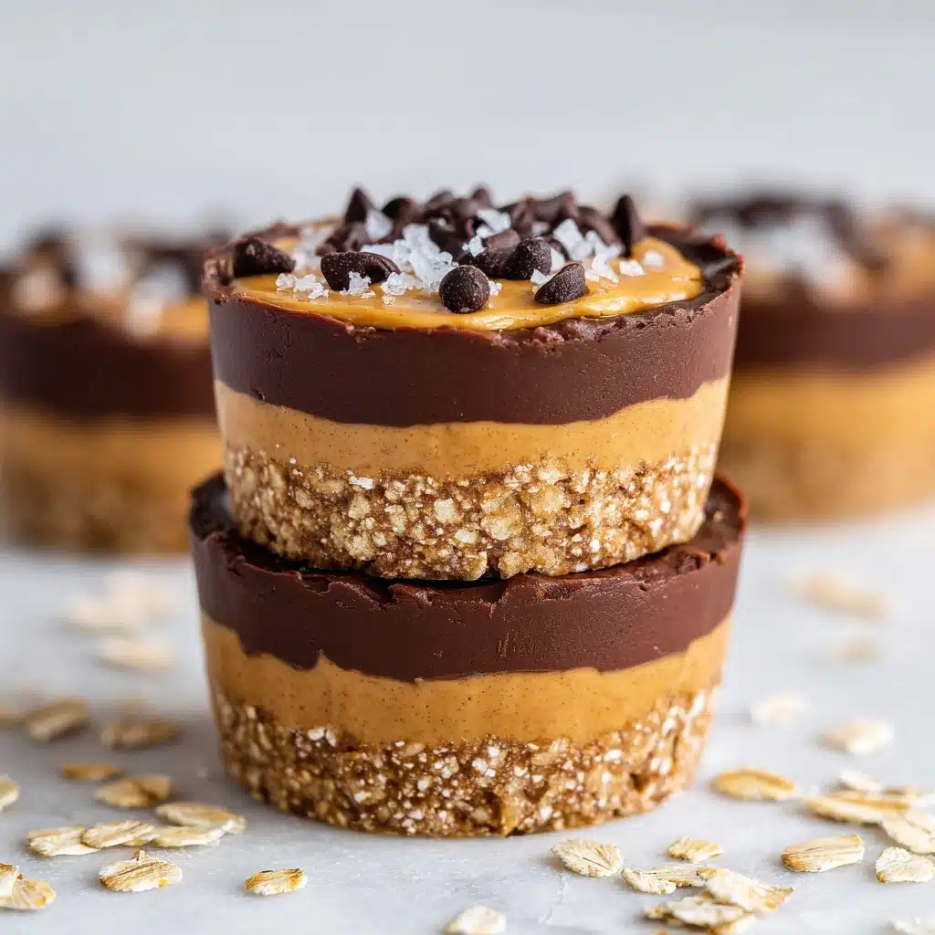 No-Bake Peanut Butter Oat Cups Recipe - Recipe Image
