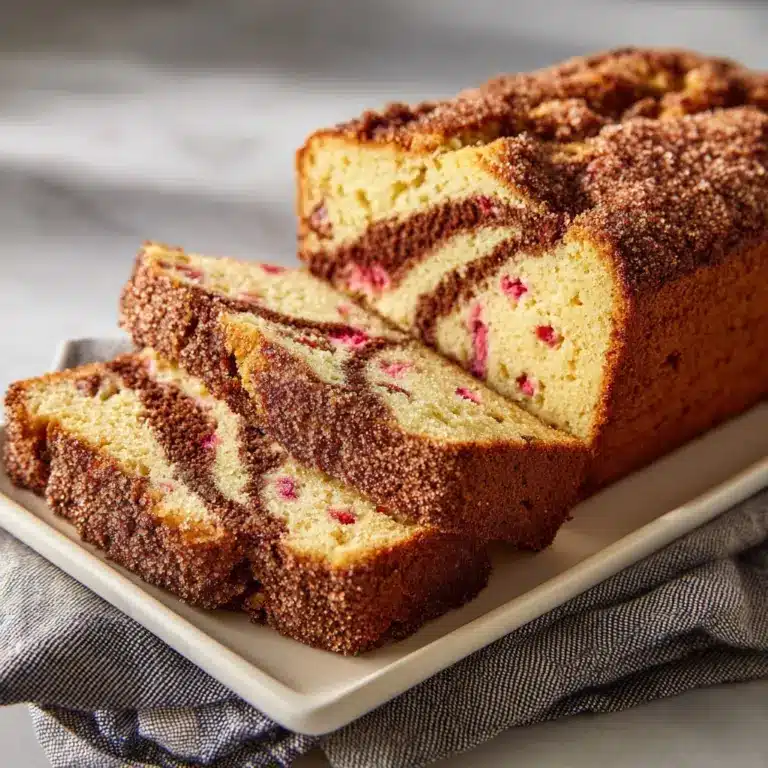 Cinnamon Swirl Rhubarb Bread Recipe