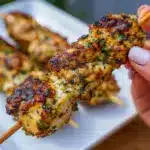 Ranch Garlic Parmesan Chicken Skewers Recipe