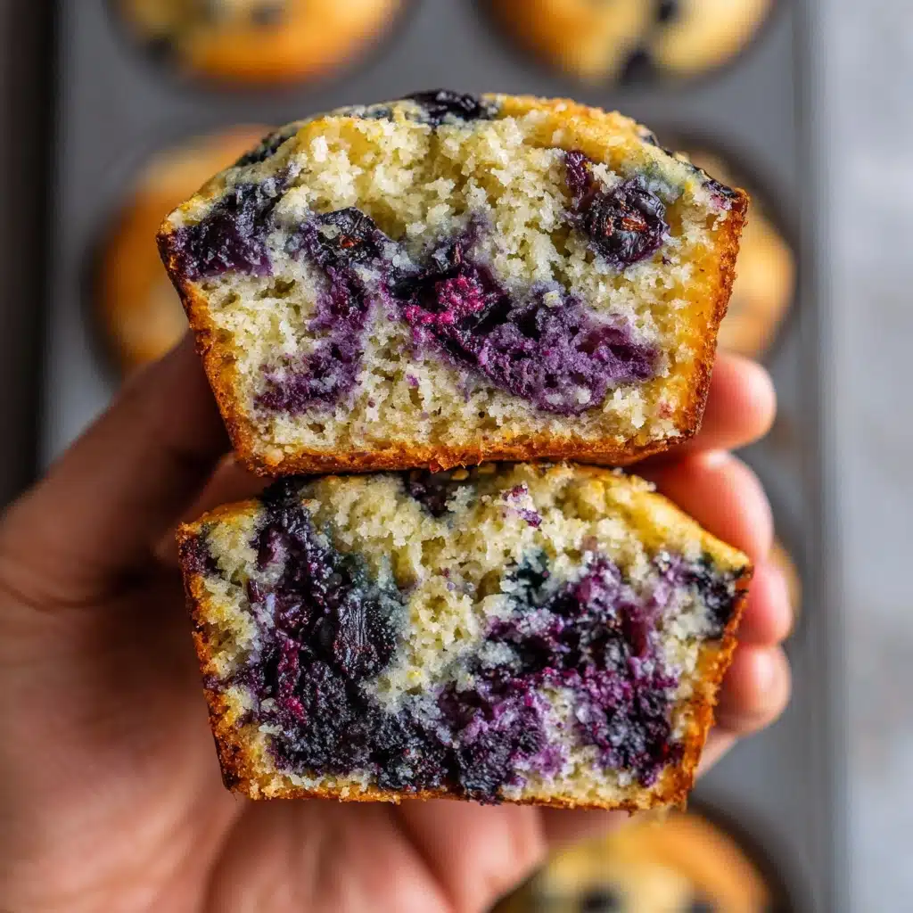 Cottage Cheese Blueberry Muffins Recipe - Recipe Image