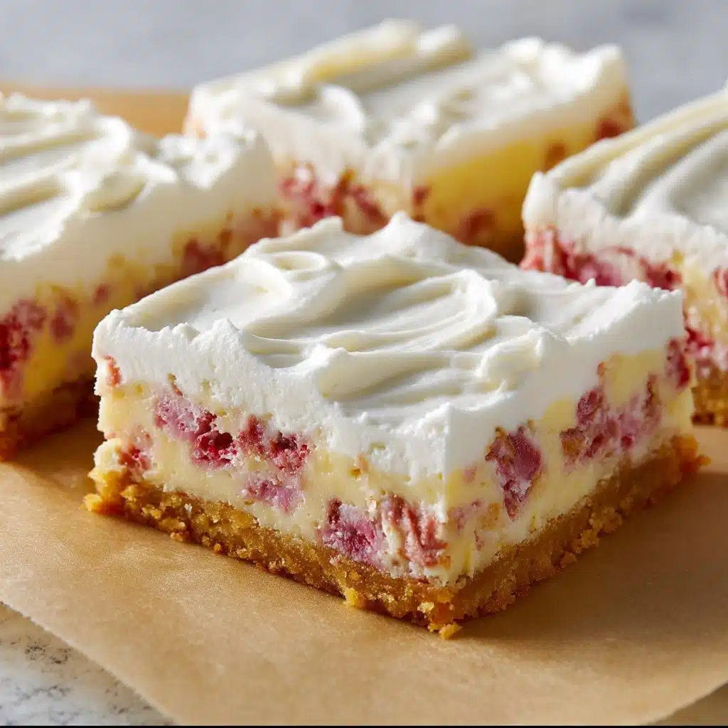 Rhubarb Custard Bars Recipe - Recipe Image