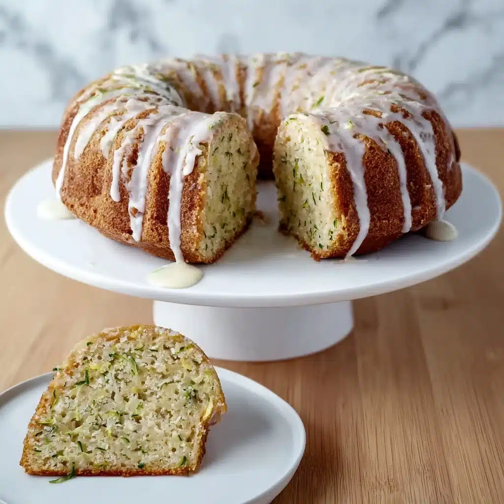 Pineapple Zucchini Bundt Cake with Pineapple Glaze Recipe - Recipe Image