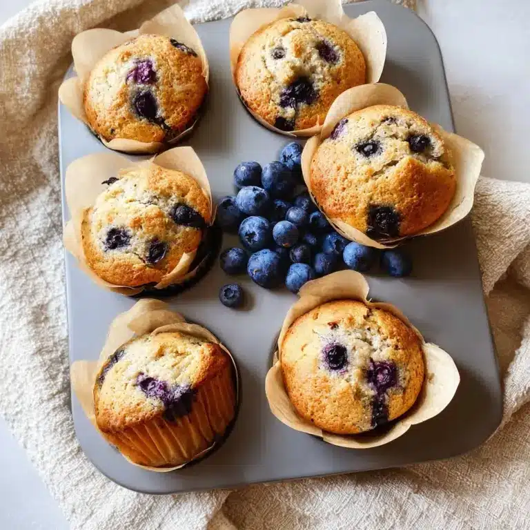 Cottage Cheese Blueberry Muffins Recipe