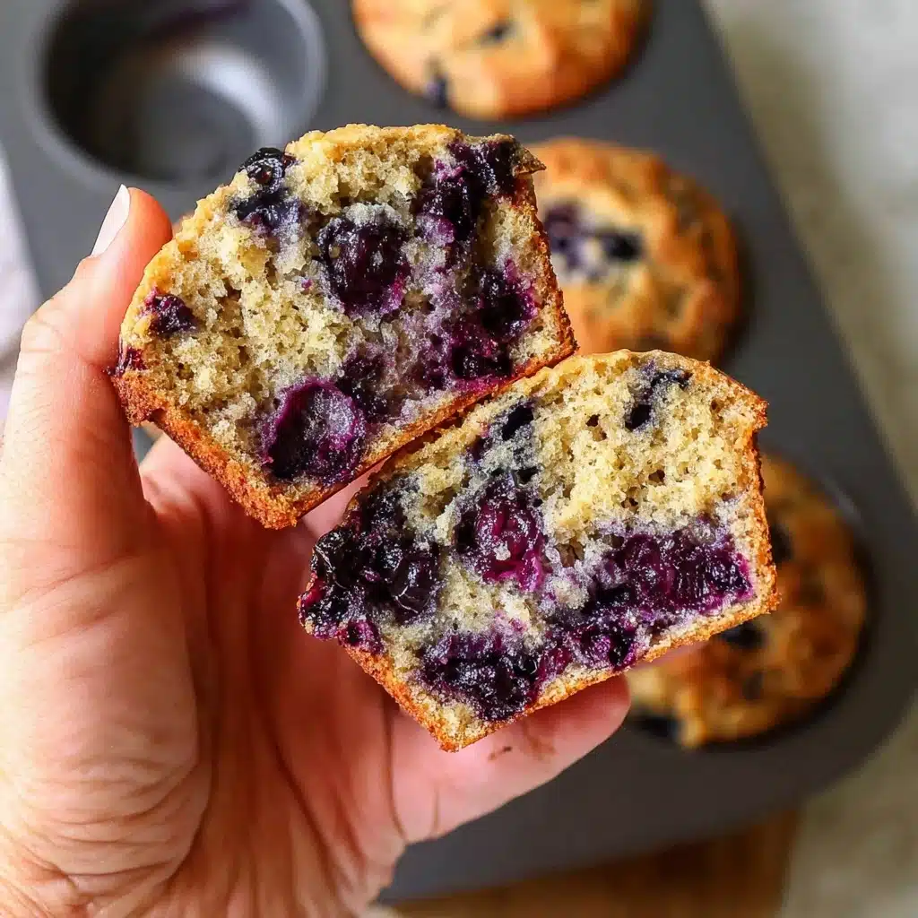 Cottage Cheese Blueberry Muffins Recipe - Recipe Image
