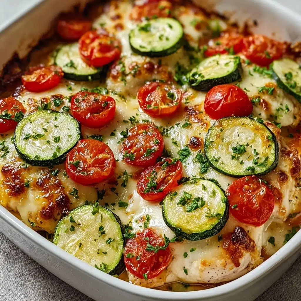 Mediterranean Chicken Zucchini Bake Recipe - Recipe Image