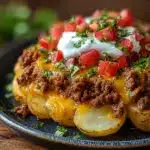 Cheesy Taco Potatoes Recipe