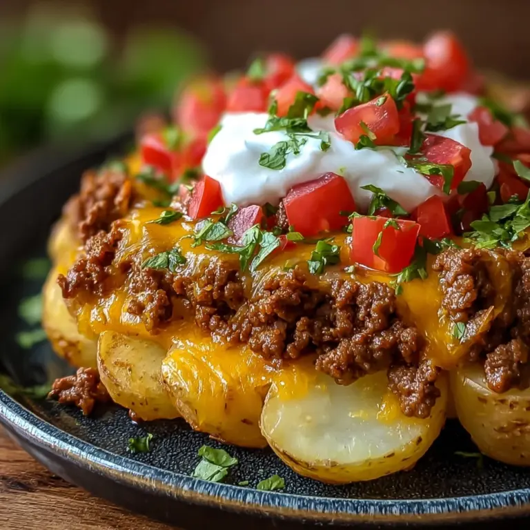 Cheesy Taco Potatoes Recipe