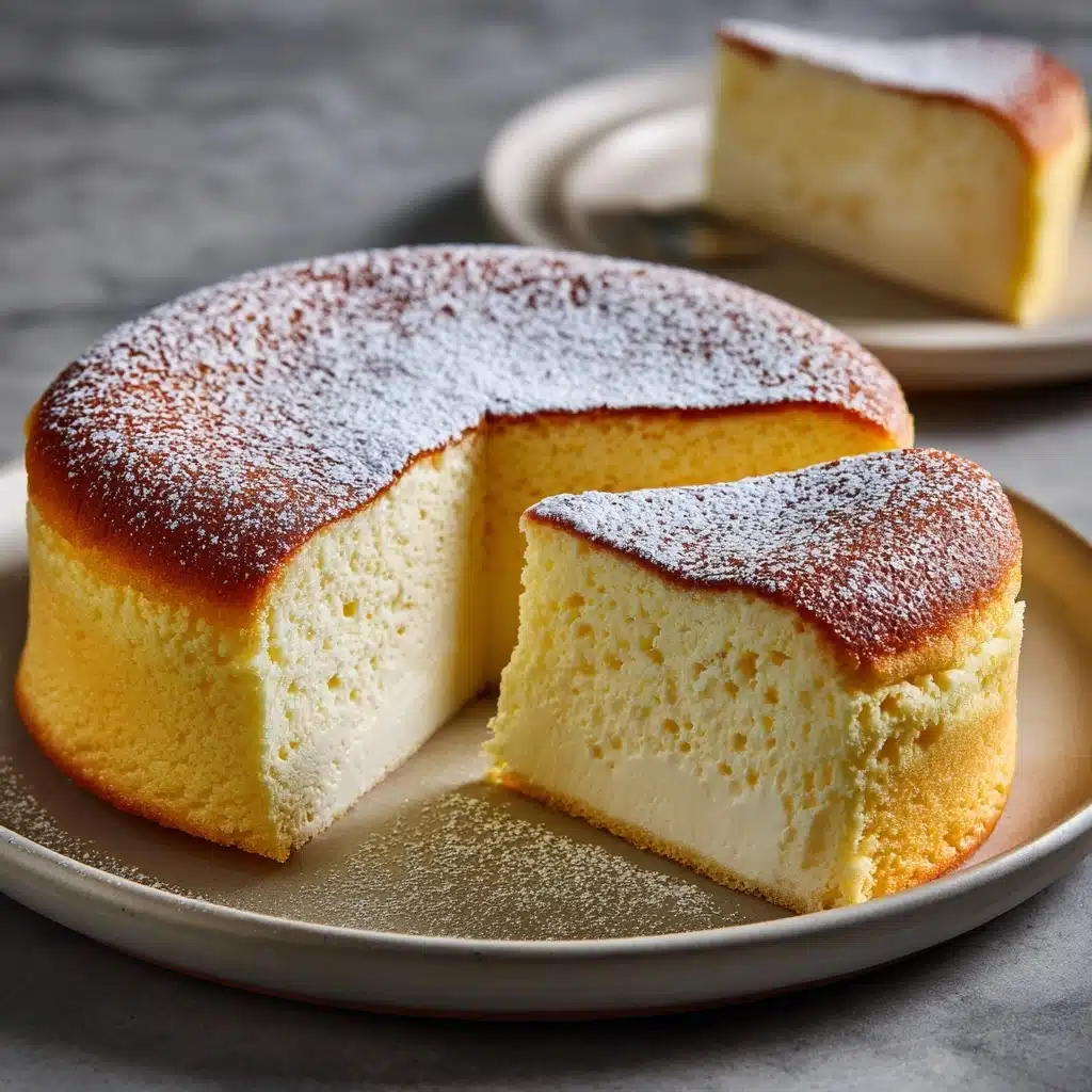 Fluffy Japanese Cheesecake – Light as a Cloud Recipe - Recipe Image