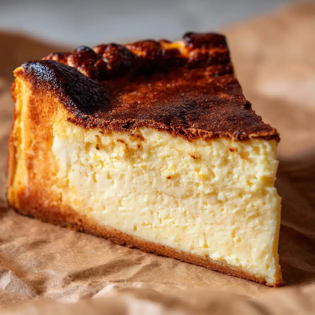 Loaf Pan Basque Cheesecake Recipe - Recipe Image