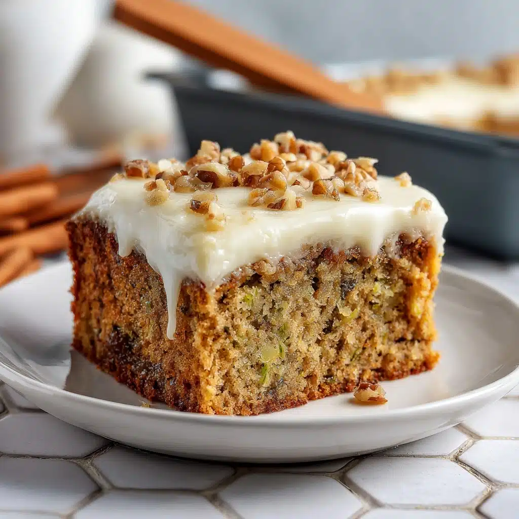 Zucchini Spice Cake With Cream Cheese Frosting Recipe