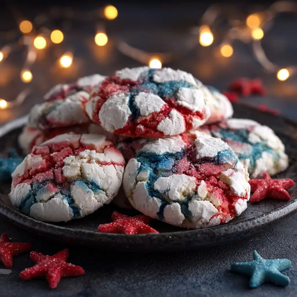 Patriotic Crinkle Cookies Recipe
