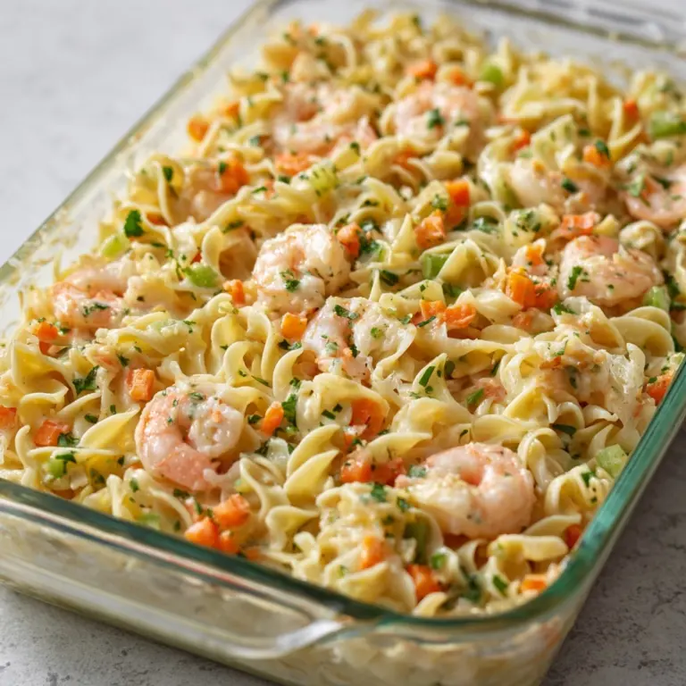 The BEST Seafood Pasta Salad Recipe