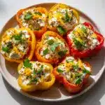 Cold Stuffed Mini Peppers with Cream Cheese Recipe