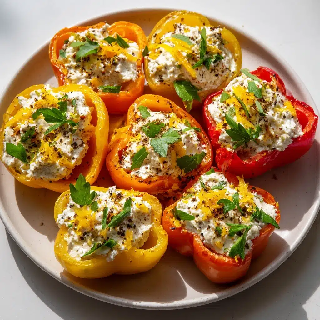 Cold Stuffed Mini Peppers with Cream Cheese Recipe