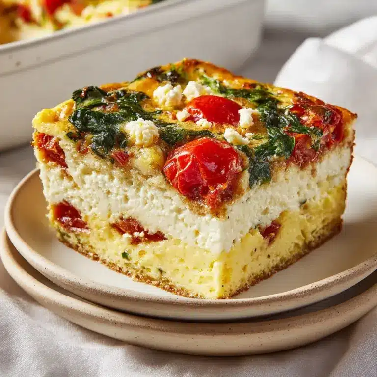 High-Protein Cottage Cheese Veggie Bake Recipe