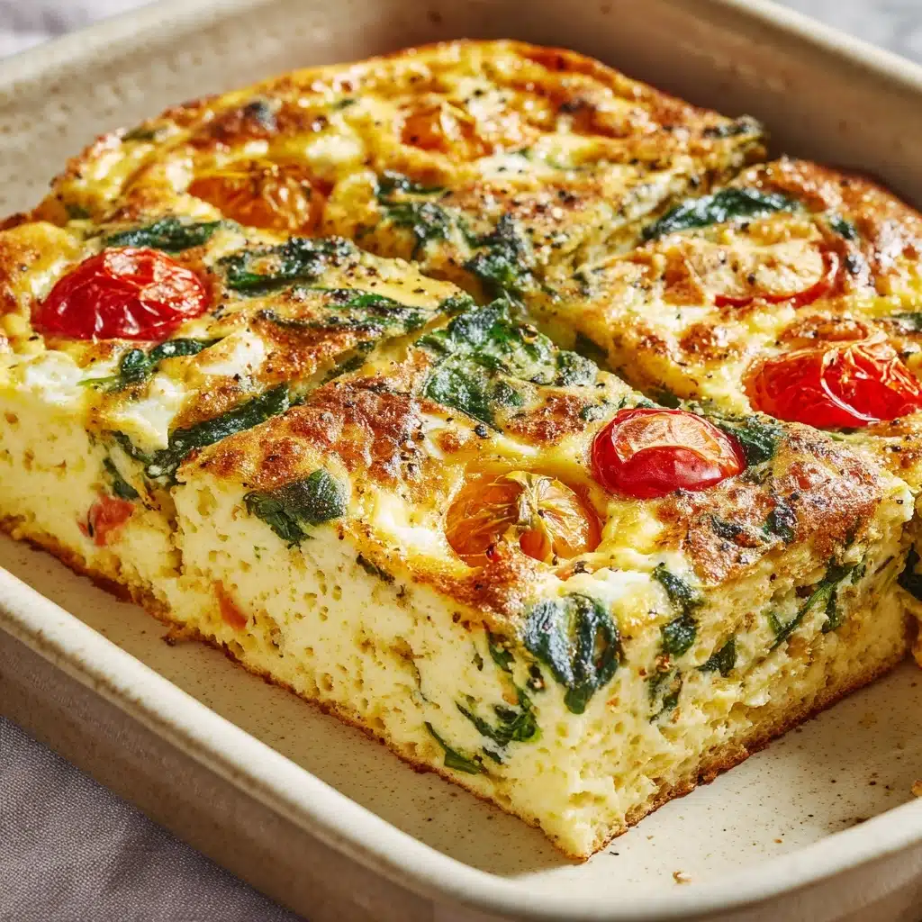 High-Protein Cottage Cheese Veggie Bake Recipe - Recipe Image