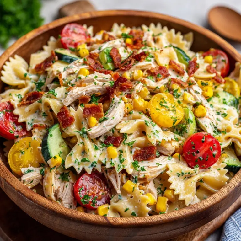 Summery Chicken Pasta Salad Recipe
