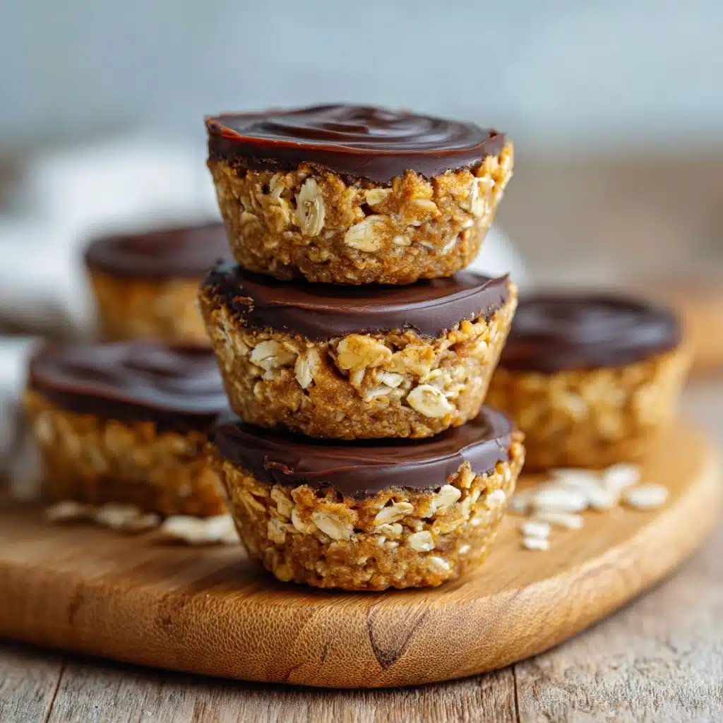 Healthy 4-Ingredient No-Bake Peanut Butter Oat Cups Recipe