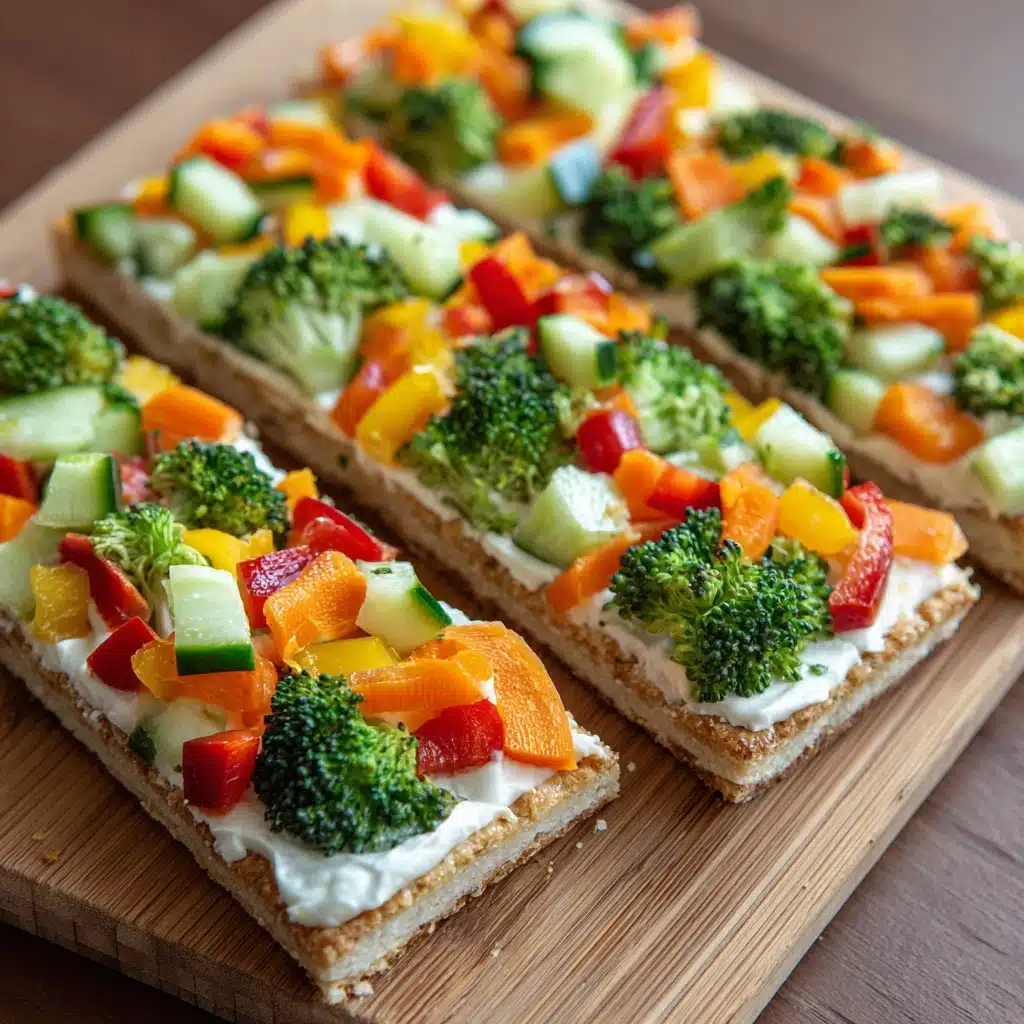 Crescent Roll Veggie Pizza Recipe - Recipe Image