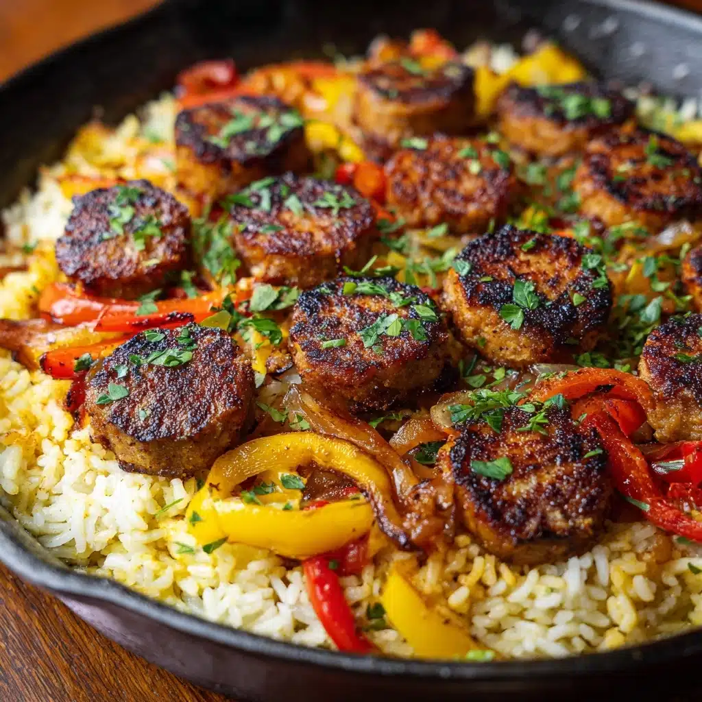 Sausage and Rice Skillet: A Flavor-Packed One-Pan Meal Recipe - Recipe Image