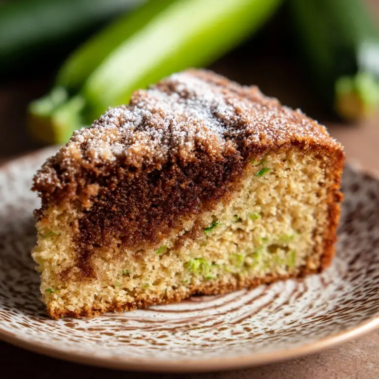 Zucchini Coffee Cake Recipe