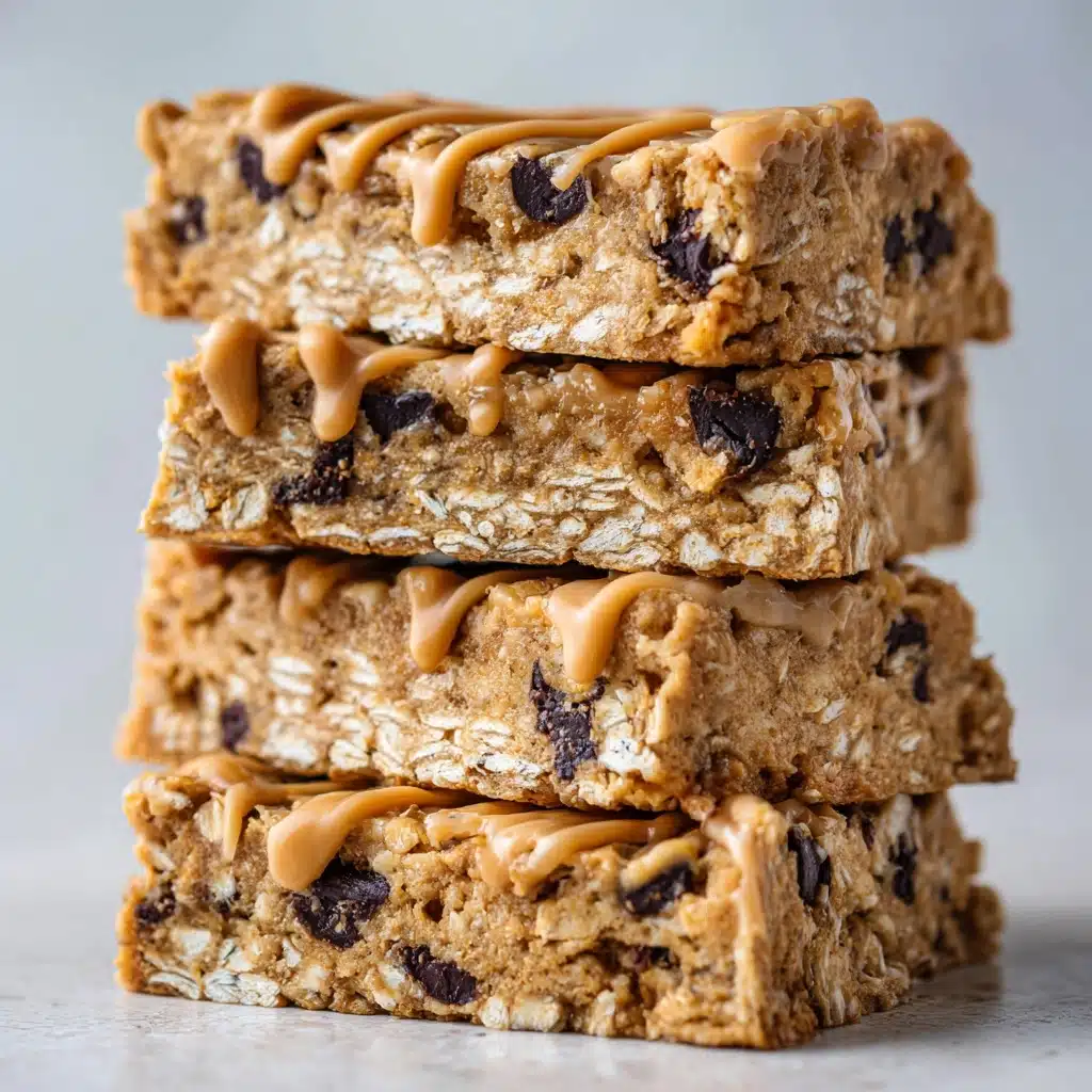 Peanut Butter Banana Chocolate Chip Oatmeal Bars Recipe