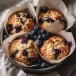 Cottage Cheese Blueberry Muffins Recipe