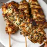 Ranch Garlic Parmesan Chicken Skewers Recipe